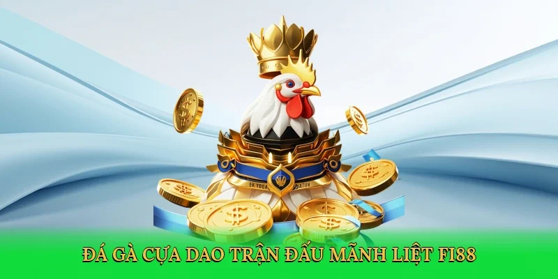 Đá gà cựa dao trận đấu mãnh liệt FI88